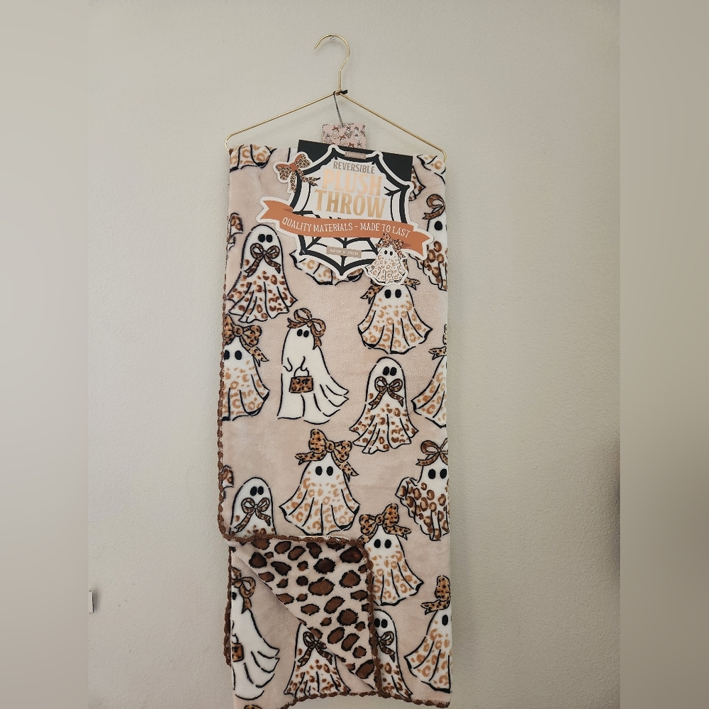 Leopard Print Ghost Blanket